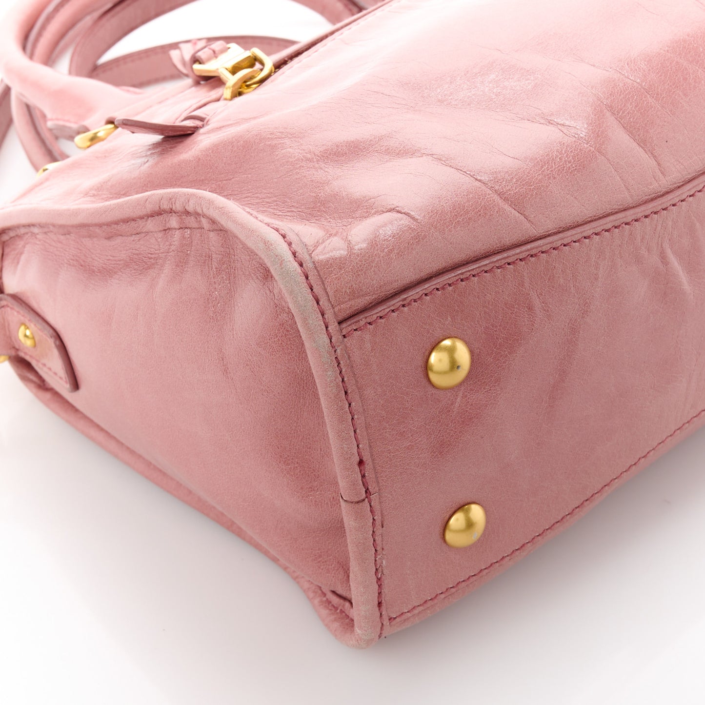 Vitello Shine Zip Tote Loto