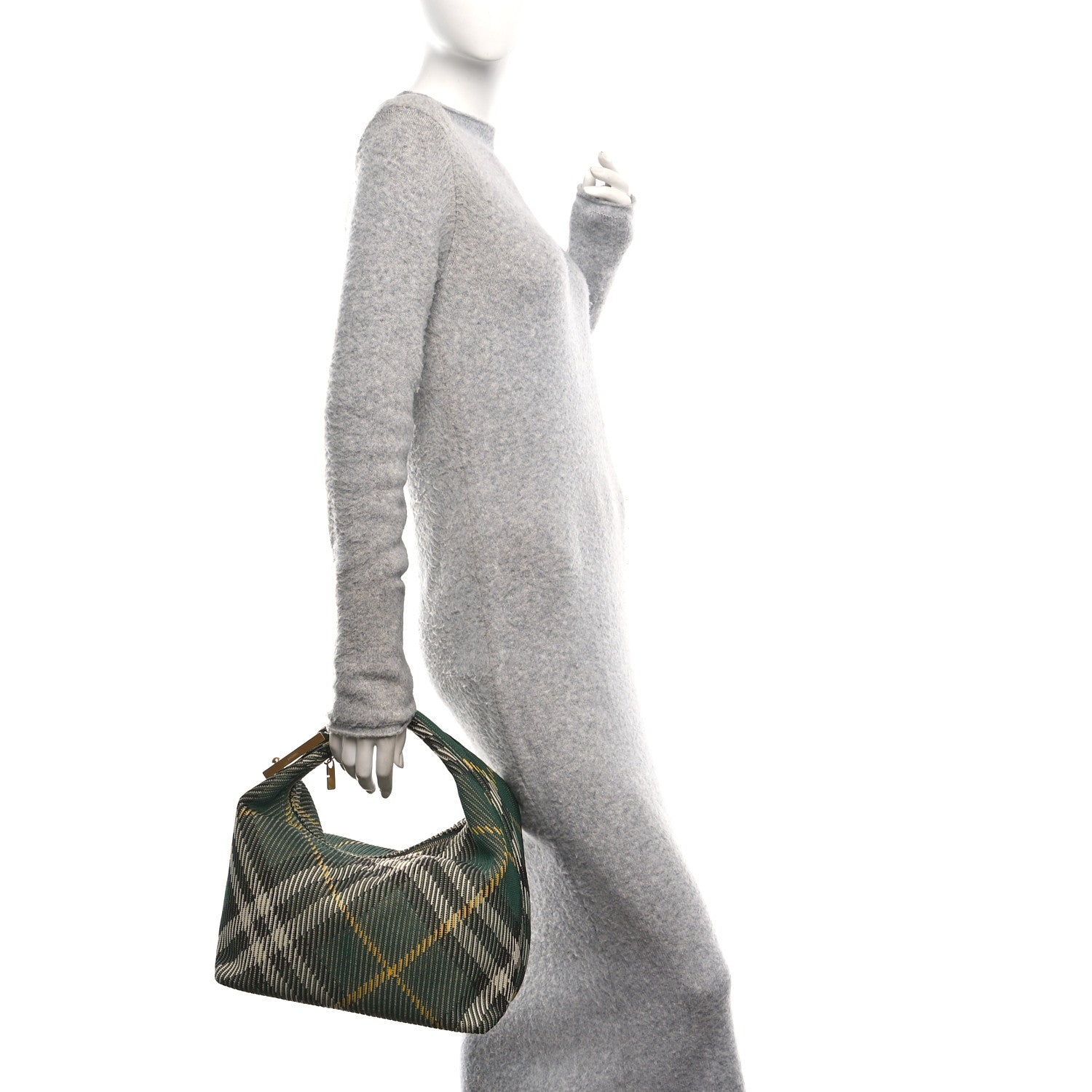 Burberry Canvas Peg Medium Duffle Bag Ivy 2 of 9