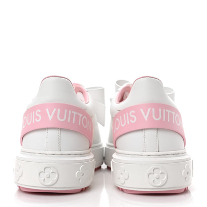 Louis Vuitton Time Out Bow Sneakers 41 White Pink 5 of 8
