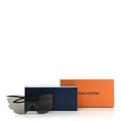 Louis Vuitton Metal Bohemian Vuittony Mask Sunglasses Z1227U Black 9 of 9