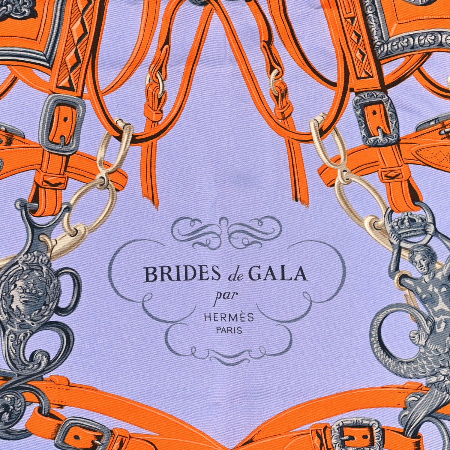 Hermes Silk Brides De Gala Brode Scarf 90 2 of 4