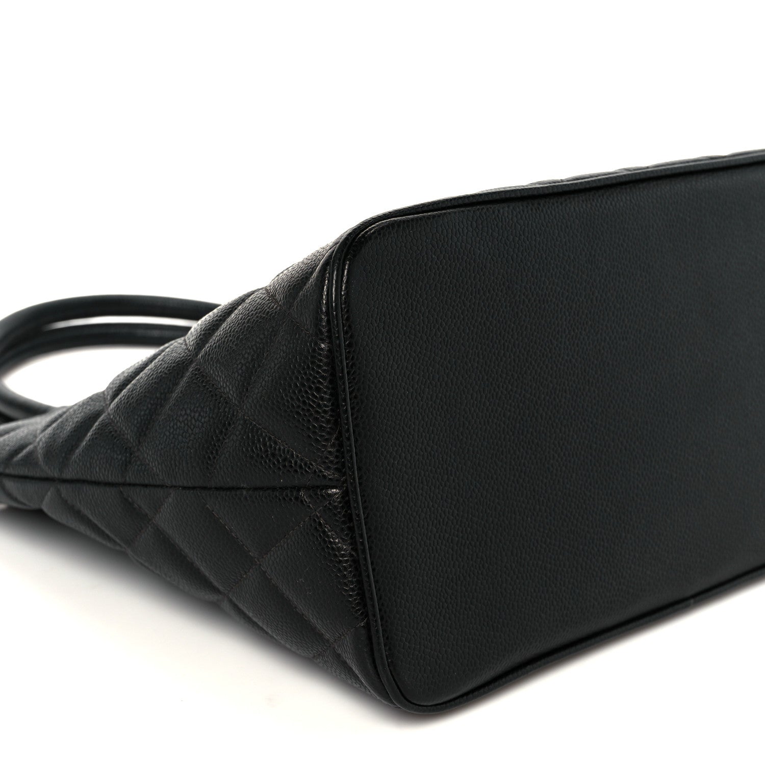 Chanel Caviar Quilted Medallion Tote Black 9 of 10