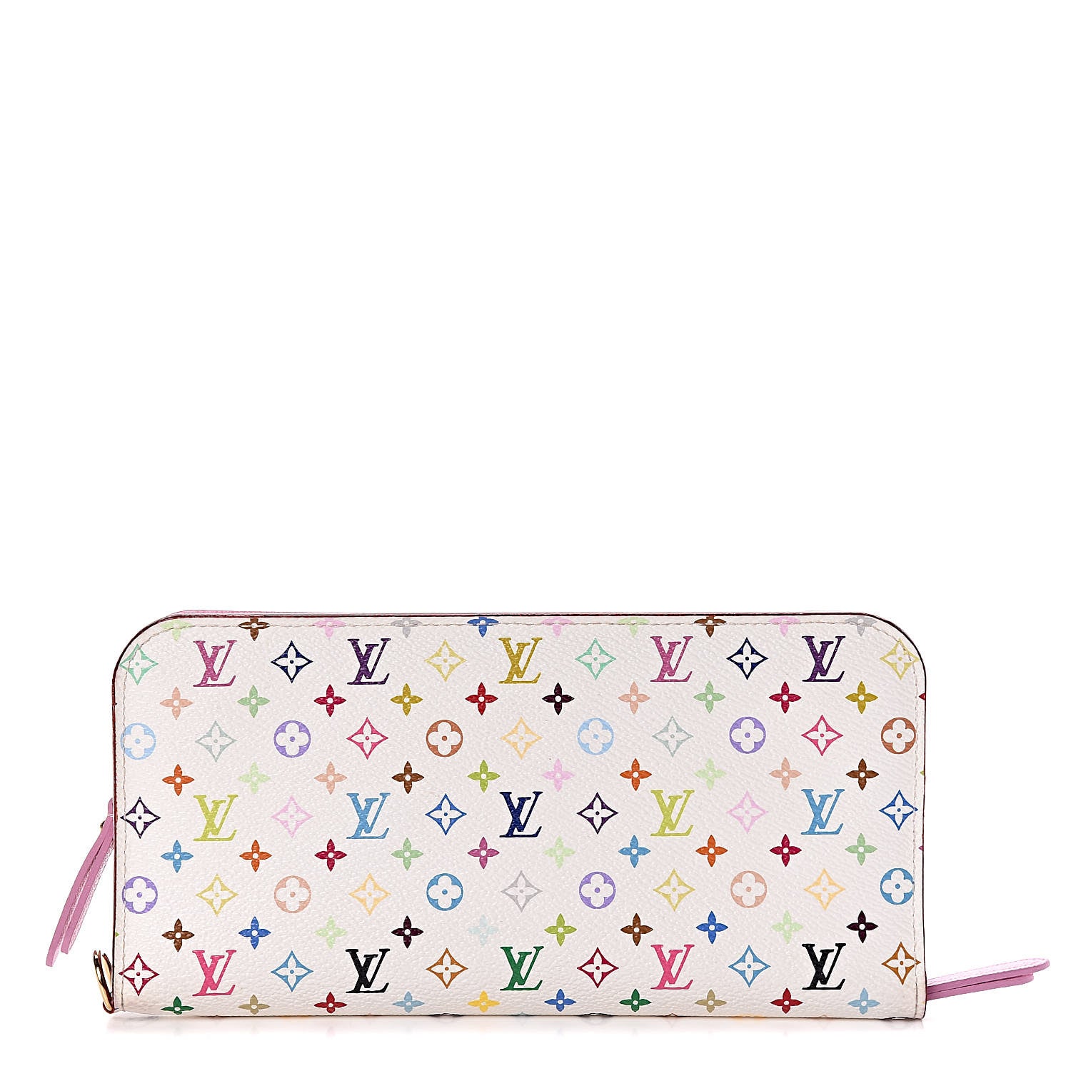 Louis Vuitton Monogram Multicolor Insolite Wallet White Litchi 1 of 8