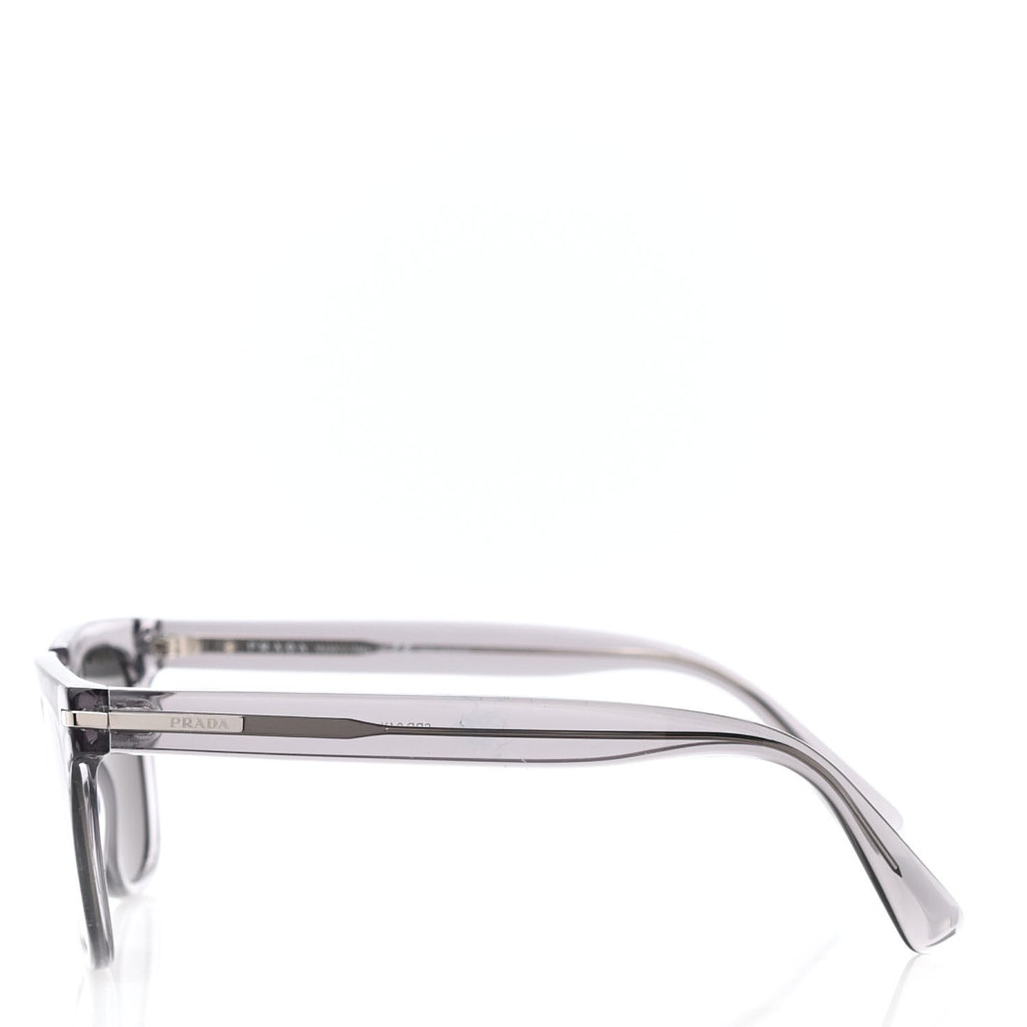 Square Polarized Sunglasses PR 04YS Transparent Grey