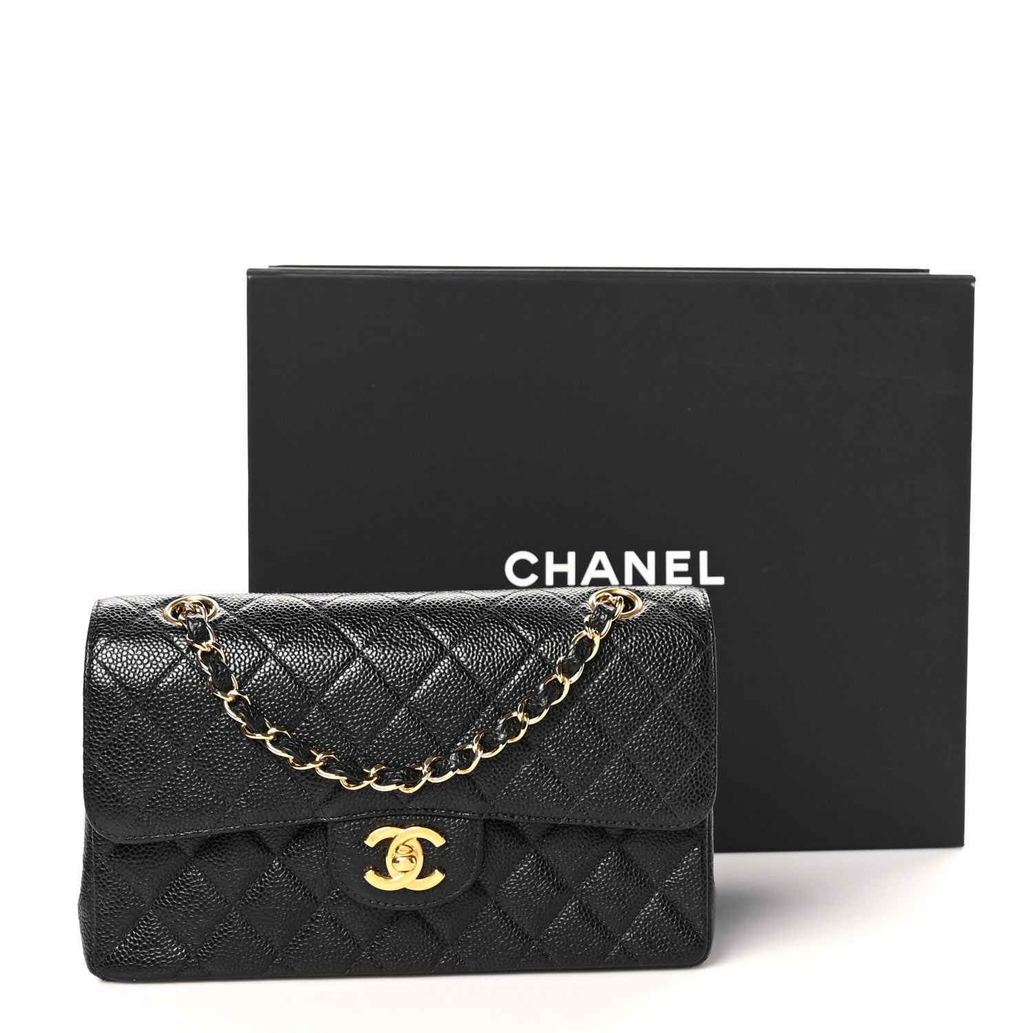 Chanel Caviar Quilted Small Double Flap Black 12 of 12