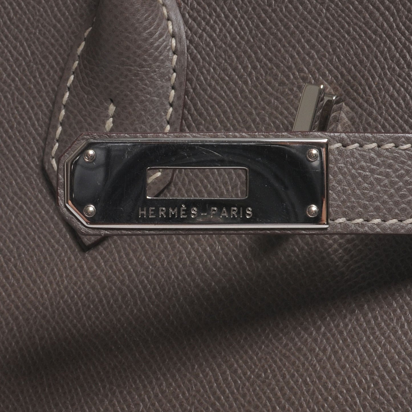 Epsom Candy Birkin 35 Etain Bleu Thalassa