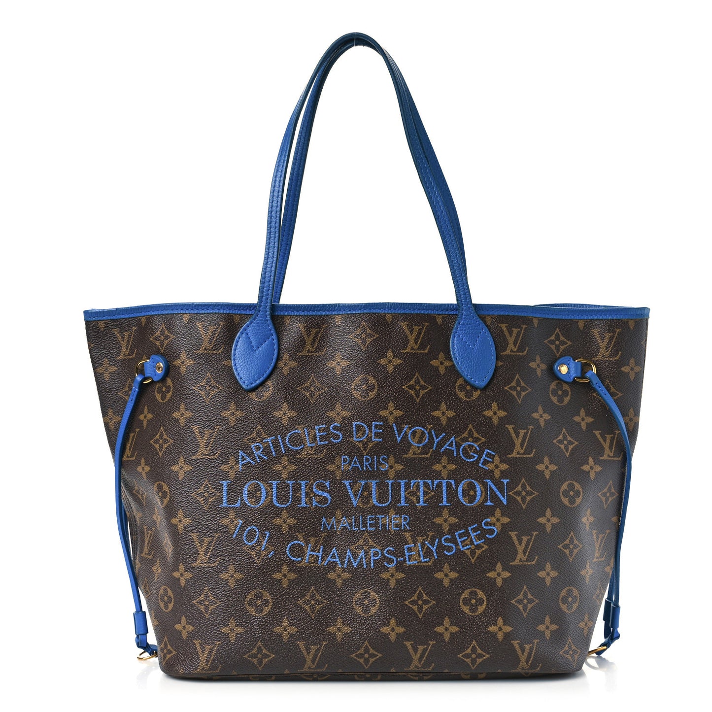 Monogram Articles de Voyage Ikat Neverfull MM Grand Blue
