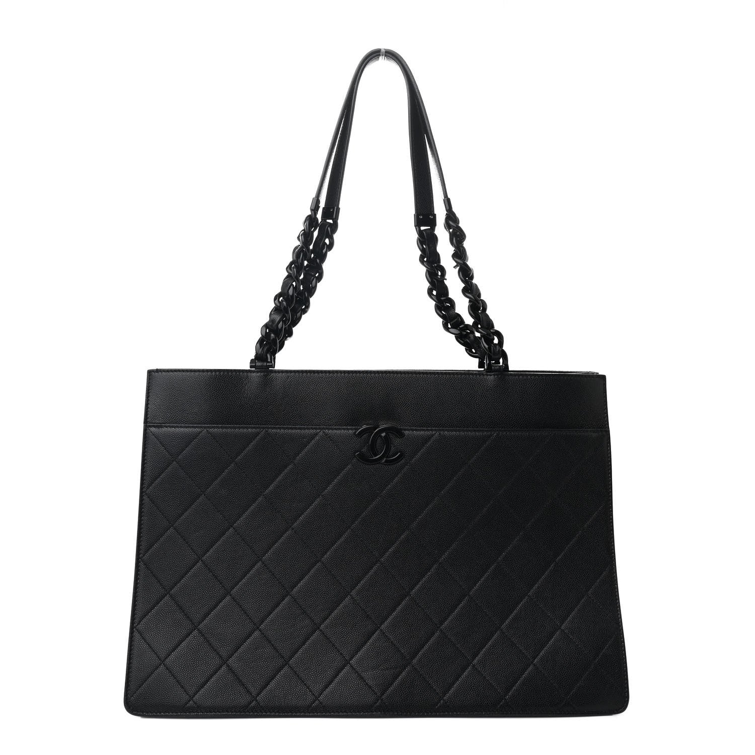 Chanel Caviar Quilted My Everything Large Shopping Tote Black 1 of 11