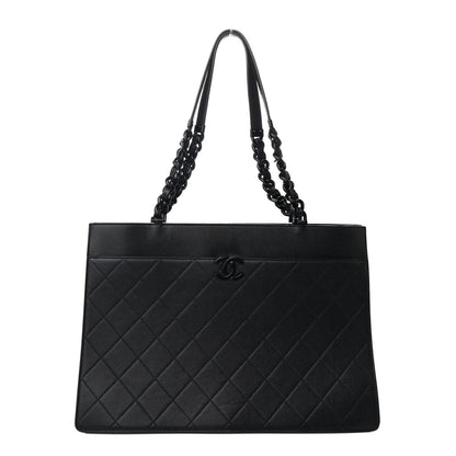 Chanel Caviar Quilted My Everything Large Shopping Tote Black 1 of 11