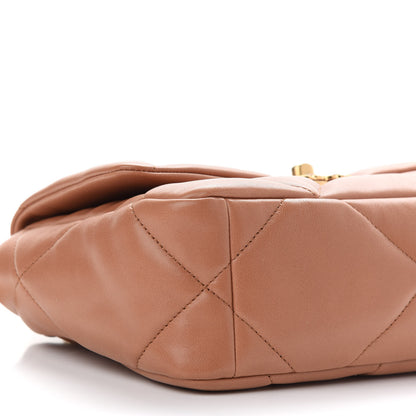 Chanel Lambskin Quilted Medium Chanel 19 Flap Brown 8 of 12