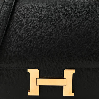 Hermes Epsom Constance 24 Black 7 of 9