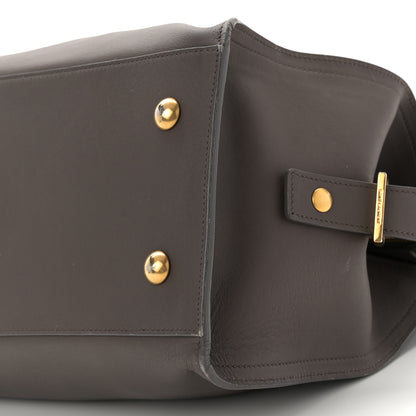 Saint Laurent Calfskin Small Classic Y Cabas Gray 9 of 12