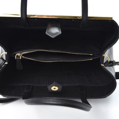 Fendi Vitello Elite Regular 2Jours Tote Black 4 of 8
