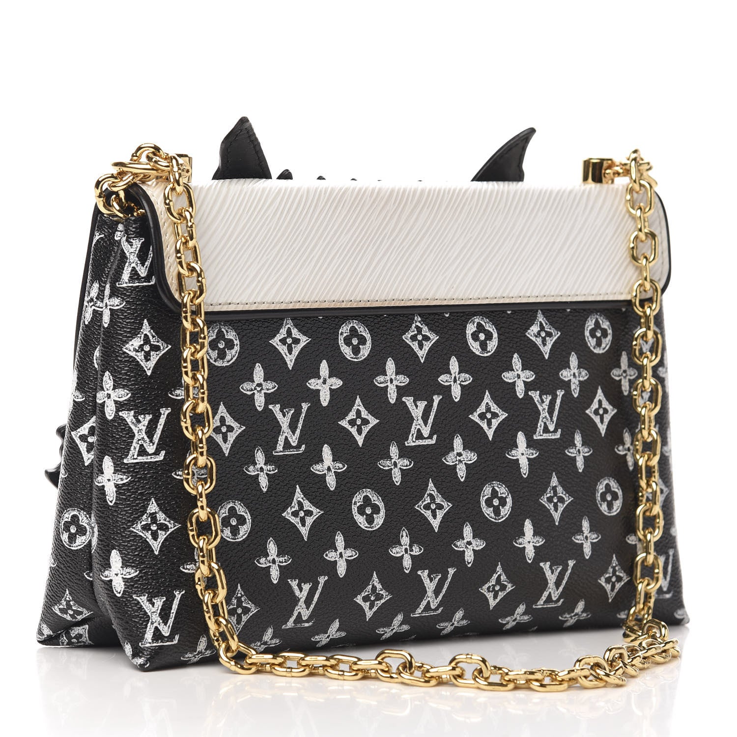 Louis Vuitton Epi Catogram Cat Bag Orange Black 3 of 10