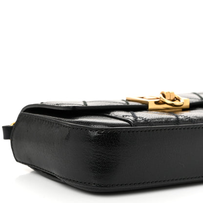 Givenchy Goatskin Quilted GV3 Mini Pocket Convertible Bag Black 8 of 10