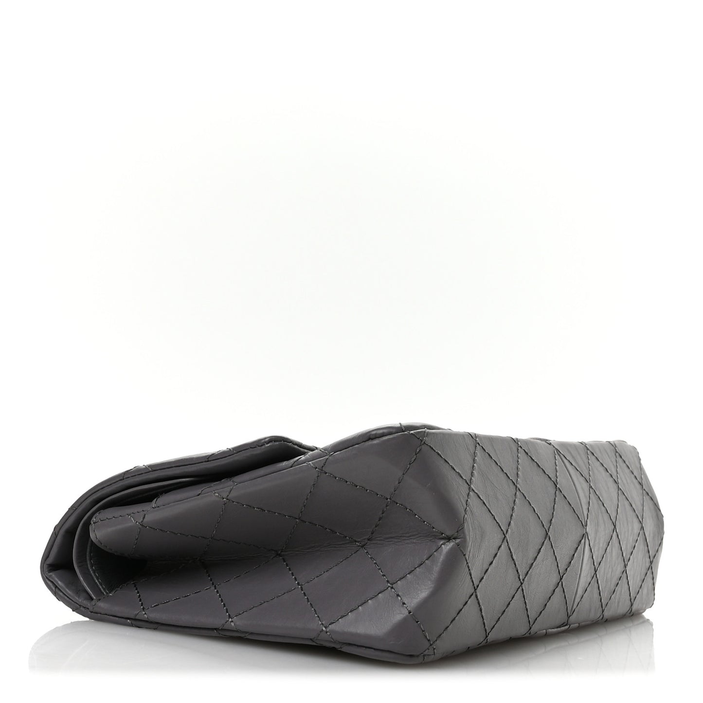 Aged Calfskin Quilted 2.55 Reissue 226 Flap Grey