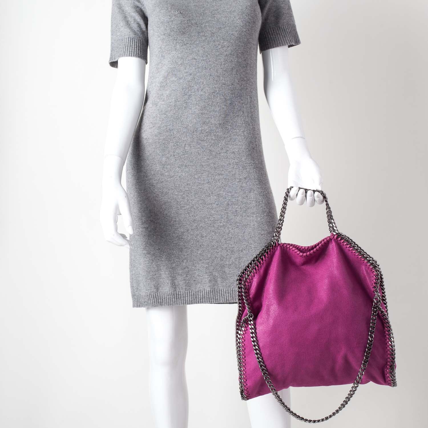 Stella McCartney Faux Leather Falabella Tote Pink 2 of 11