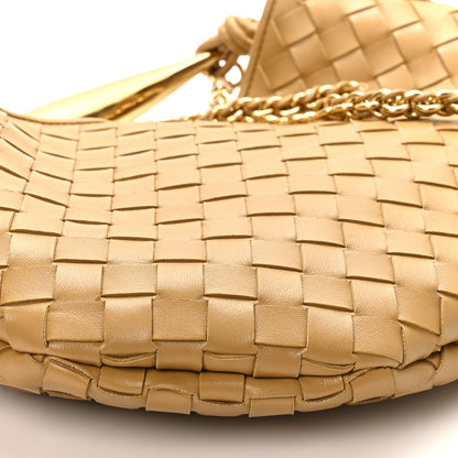 Bottega Veneta Nappa Intrecciato Sardine With Chain Bag Dark Praline 9 of 11