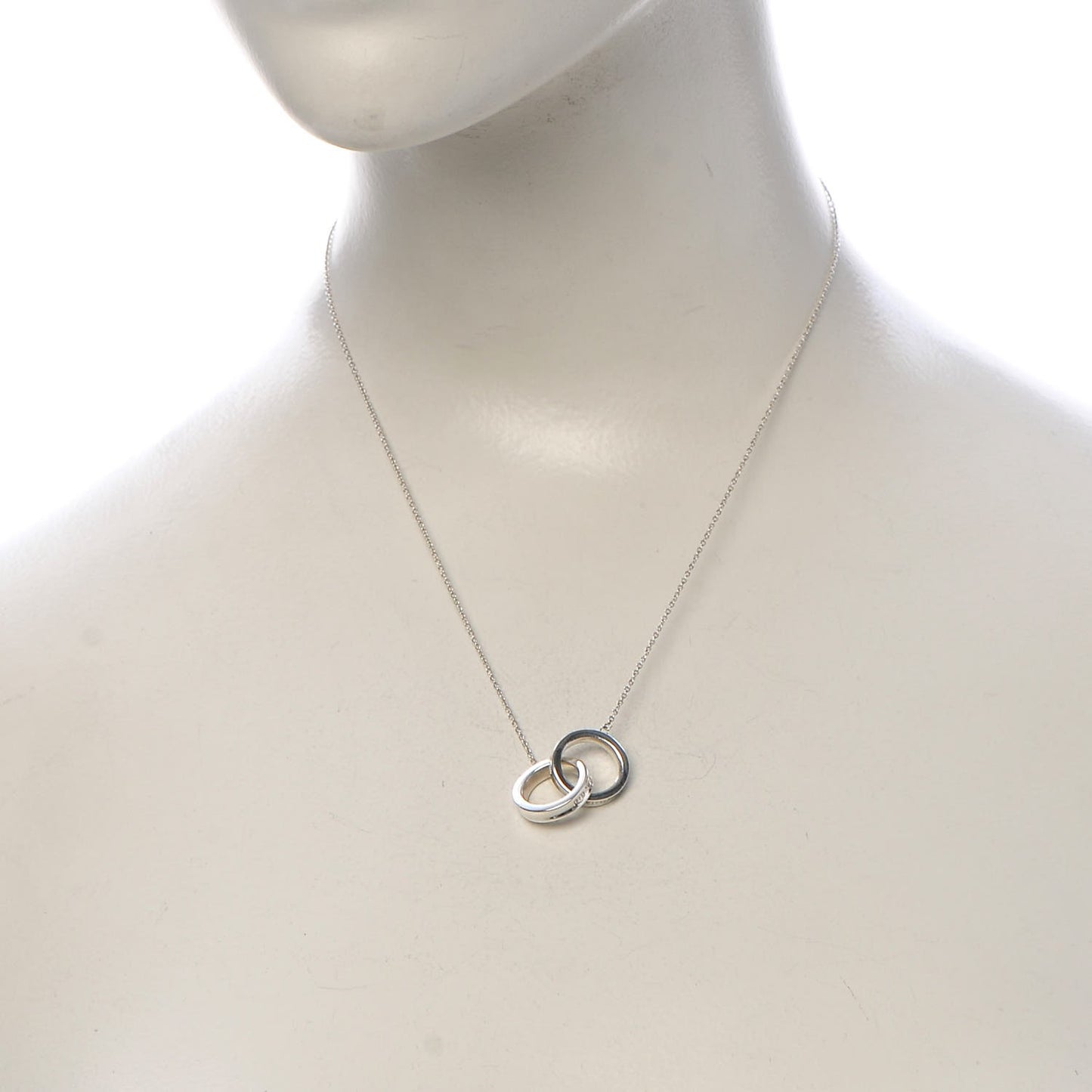 Sterling Silver 1837 Interlocking Circles Pendant Necklace