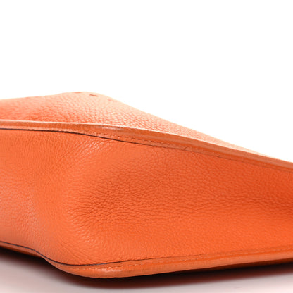 Hermes Taurillon Clemence Evelyne PM Orange 9 of 10