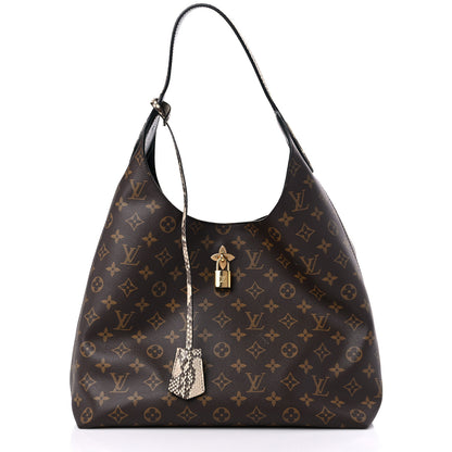 Louis Vuitton Monogram Flower Hobo Snakeskin 1 of 13