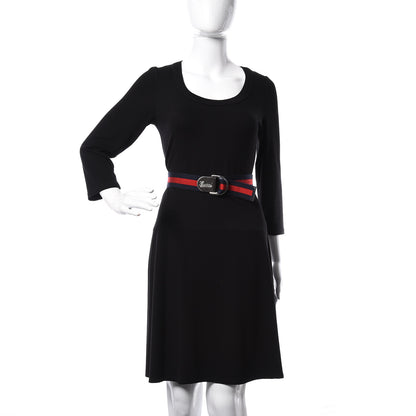Gucci Nylon Buckle Web Belt 115 46 2 of 6