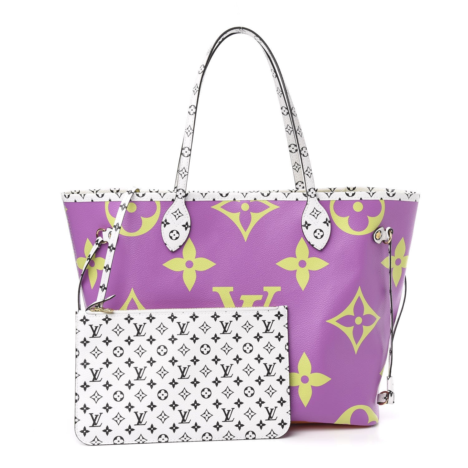 Louis Vuitton Monogram Giant Neverfull MM Pink Lilac 1 of 11