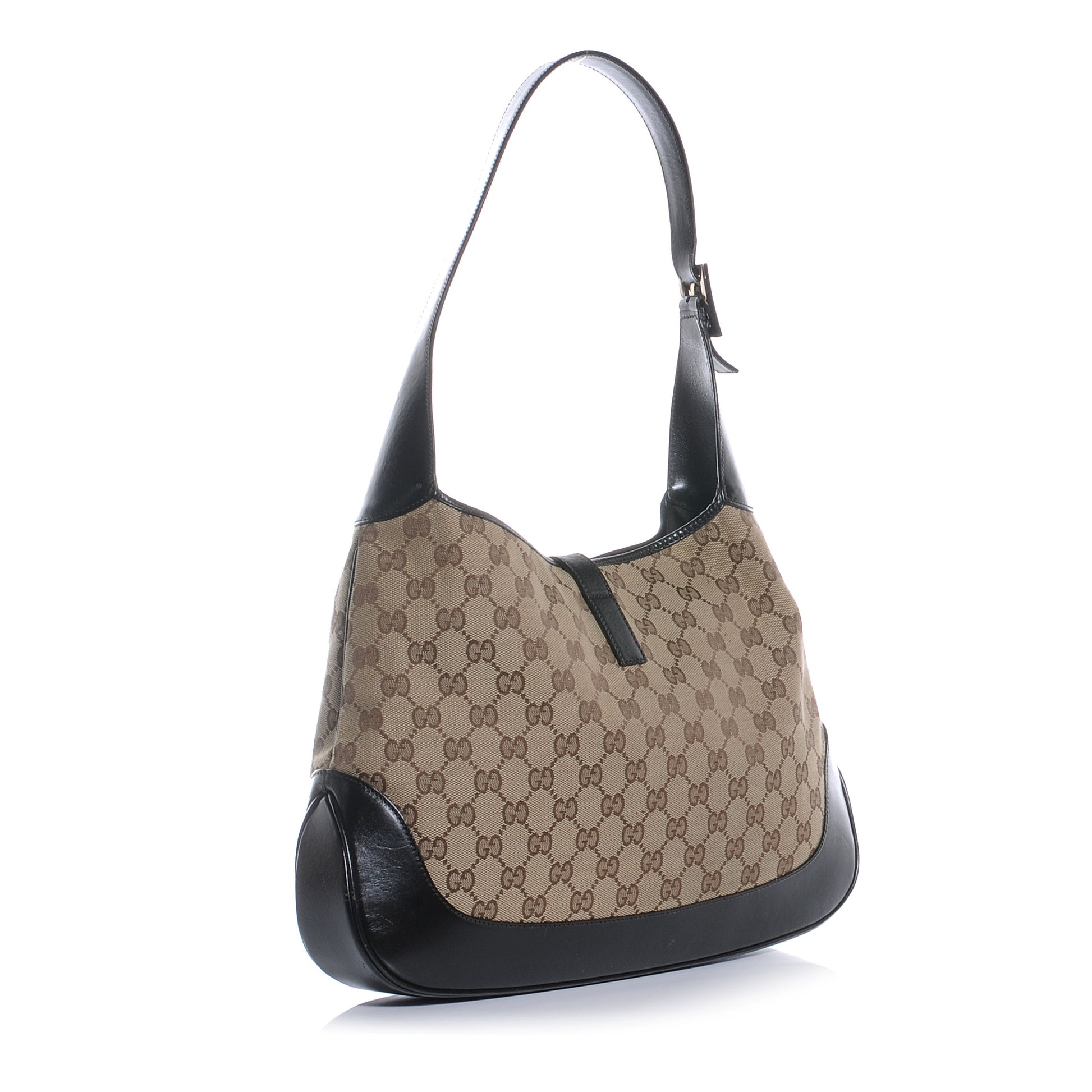 Gucci Monogram Web Jackie O Hobo 3 of 7