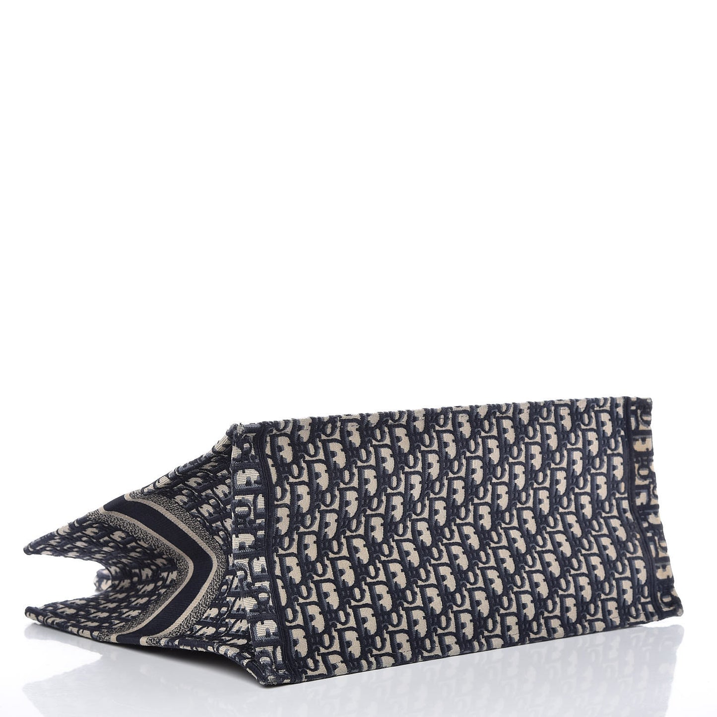 Oblique Book Tote Blue Multicolor
