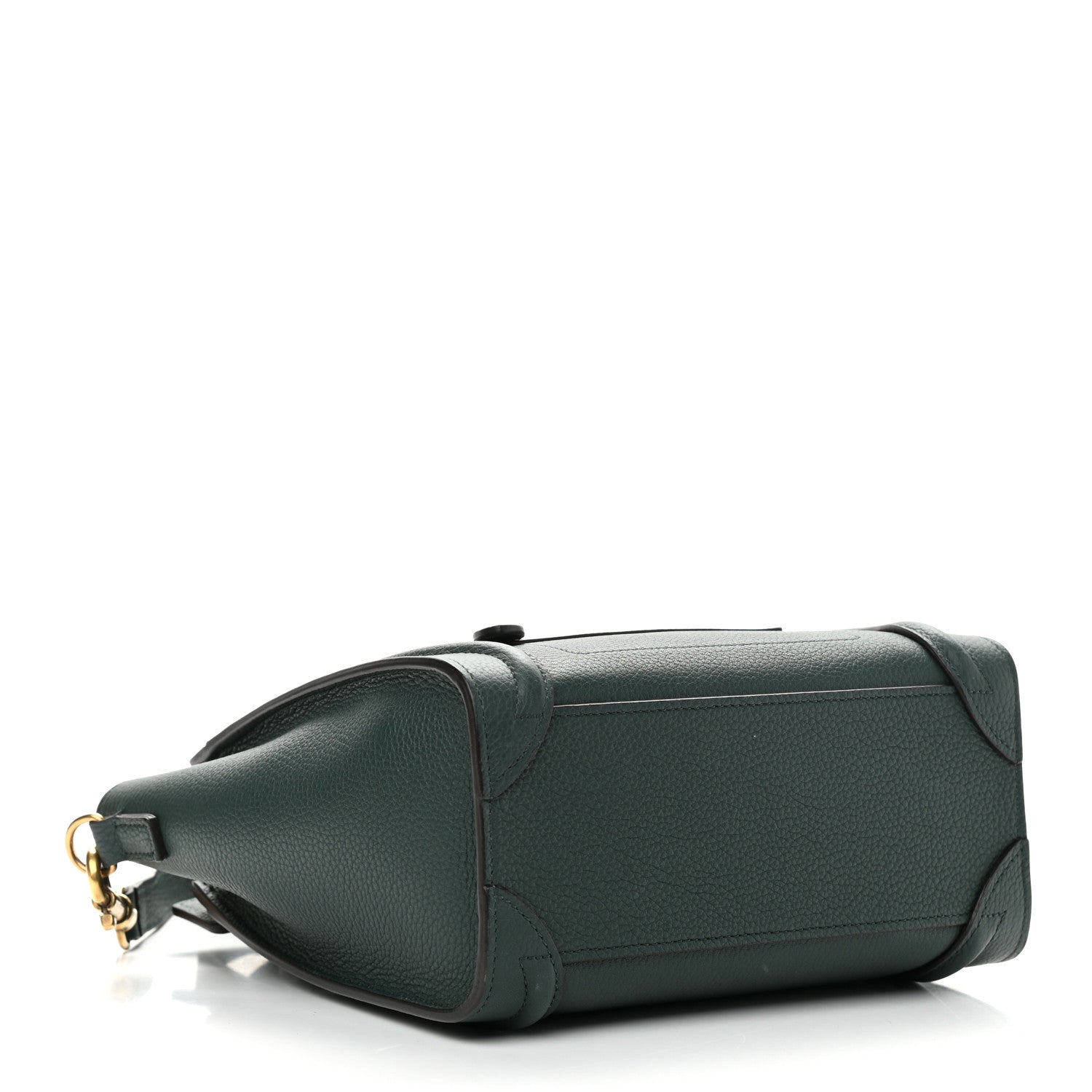 Celine Drummed Calfskin Nano Luggage Amazone 3 of 10