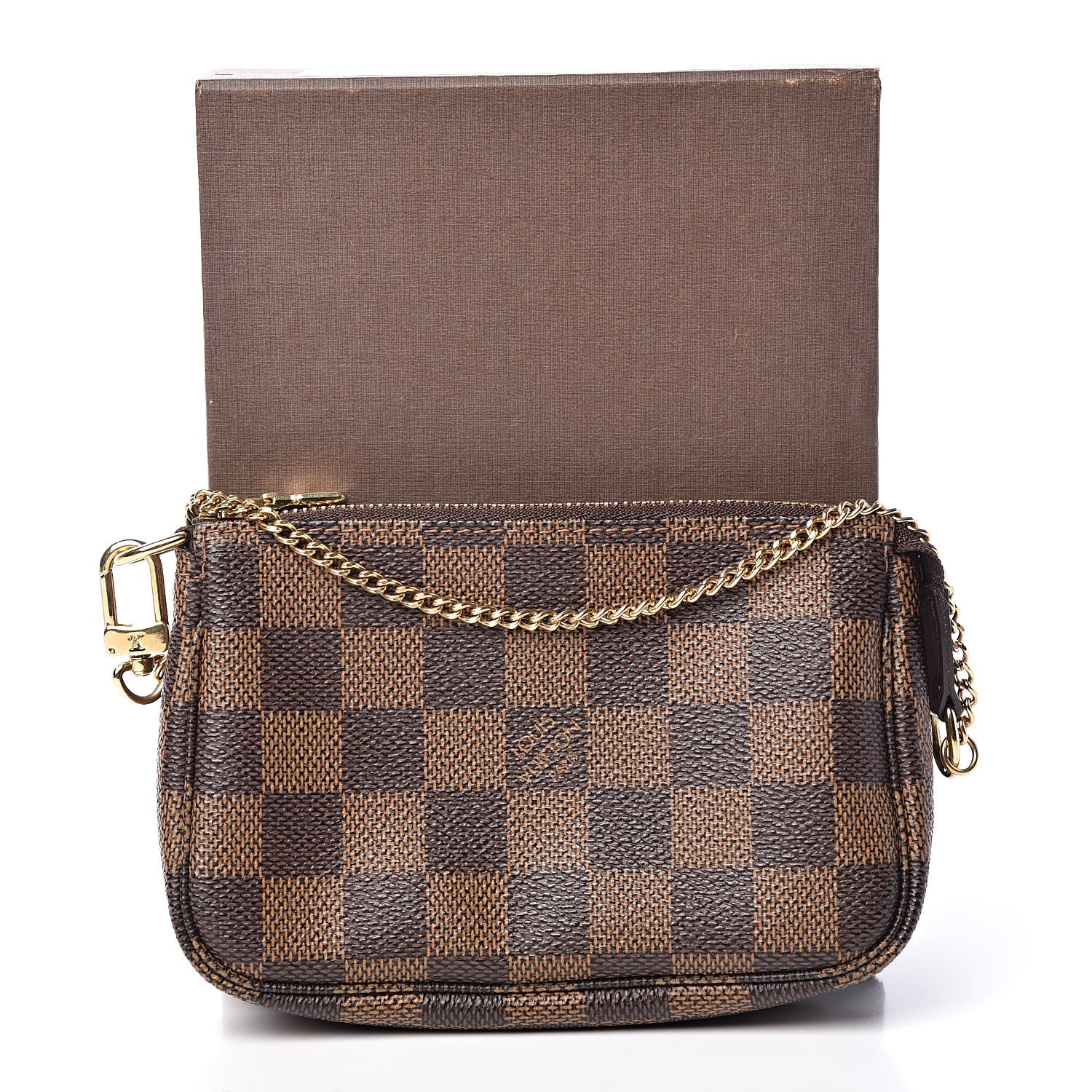 Louis Vuitton Damier Ebene Mini Pochette Accessories 8 of 8