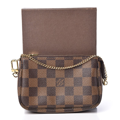 Louis Vuitton Damier Ebene Mini Pochette Accessories 8 of 8