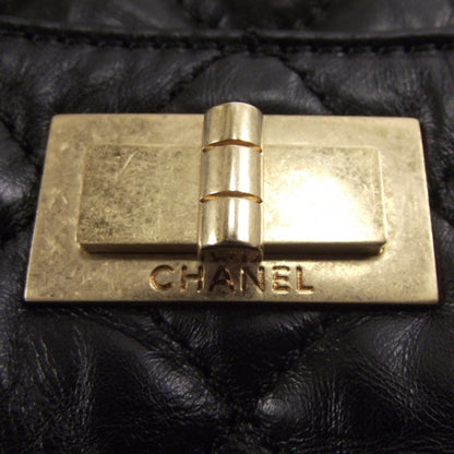 Chanel Aged Calfskin Quilted Medium Reissue Camera Case Black 11 of 11