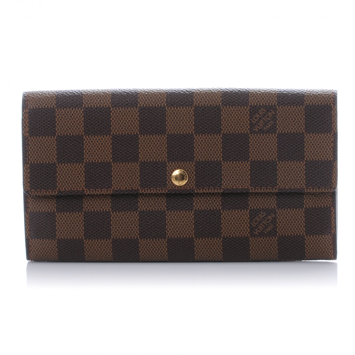 Louis Vuitton Damier Ebene Sarah Wallet 1 of 7
