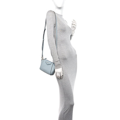 Givenchy Sugar Goatskin Nano Antigona Ice Blue 2 of 9