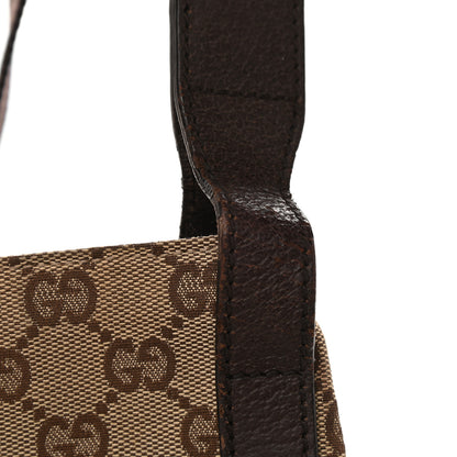 Gucci Monogram Flat Messenger Bag Dark Brown 11 of 12