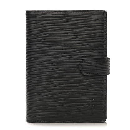 Louis Vuitton Epi Small Ring Agenda Cover Black 1 of 7
