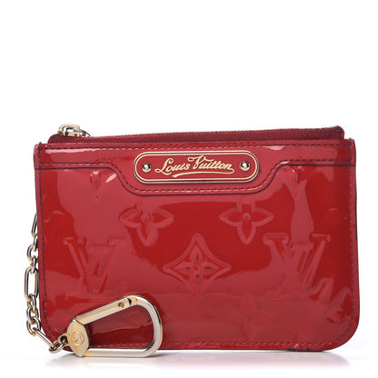 Louis Vuitton Vernis Key Pouch Cherry 1 of 11