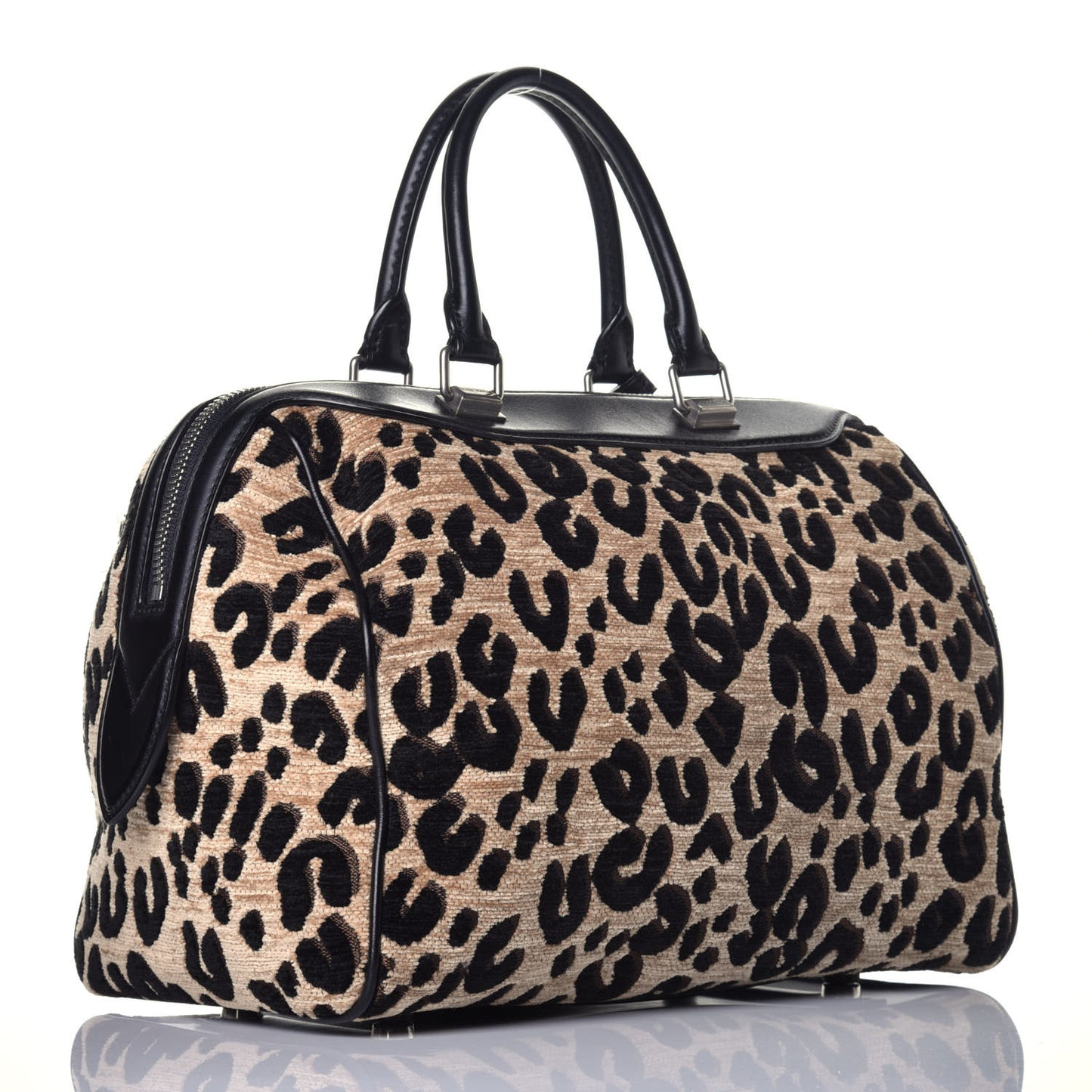 Jacquard Velvet Leopard Print Stephen Sprouse Speedy