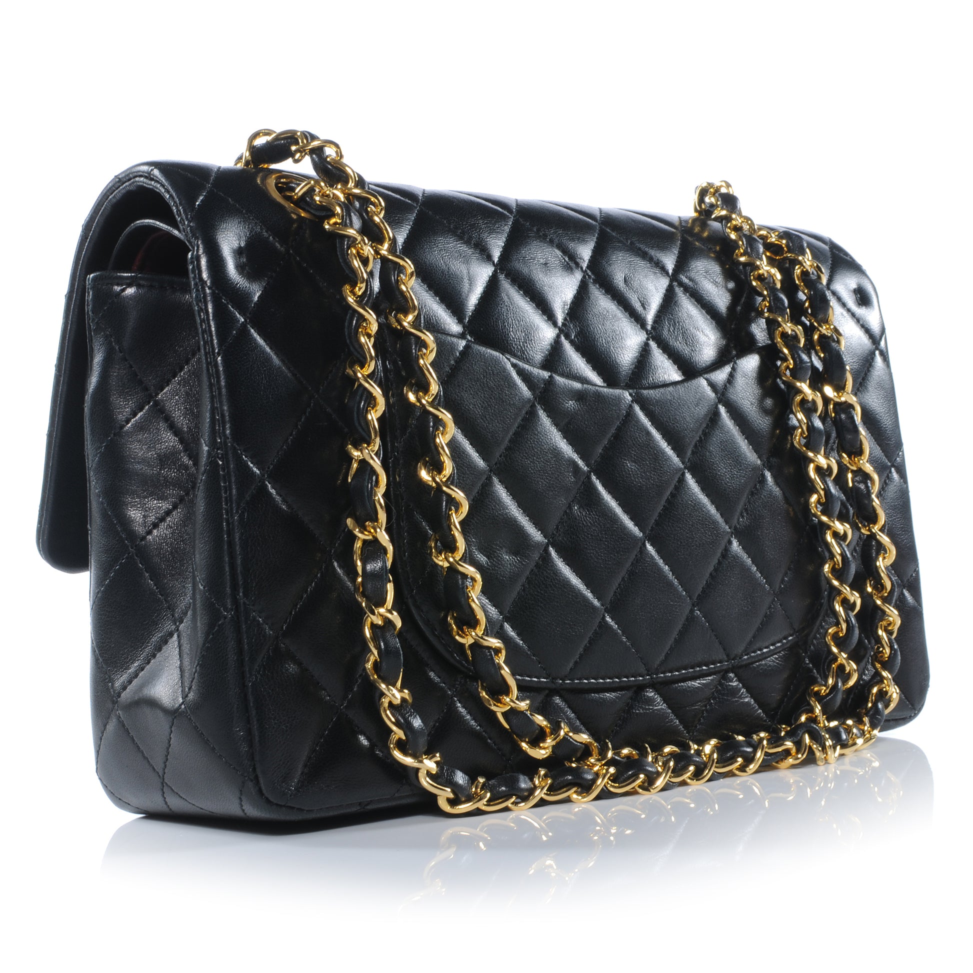 Chanel Lambskin Medium Double Flap Black 3 of 10