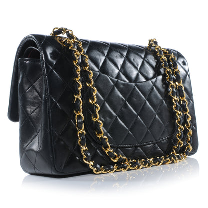 Chanel Lambskin Medium Double Flap Black 3 of 10
