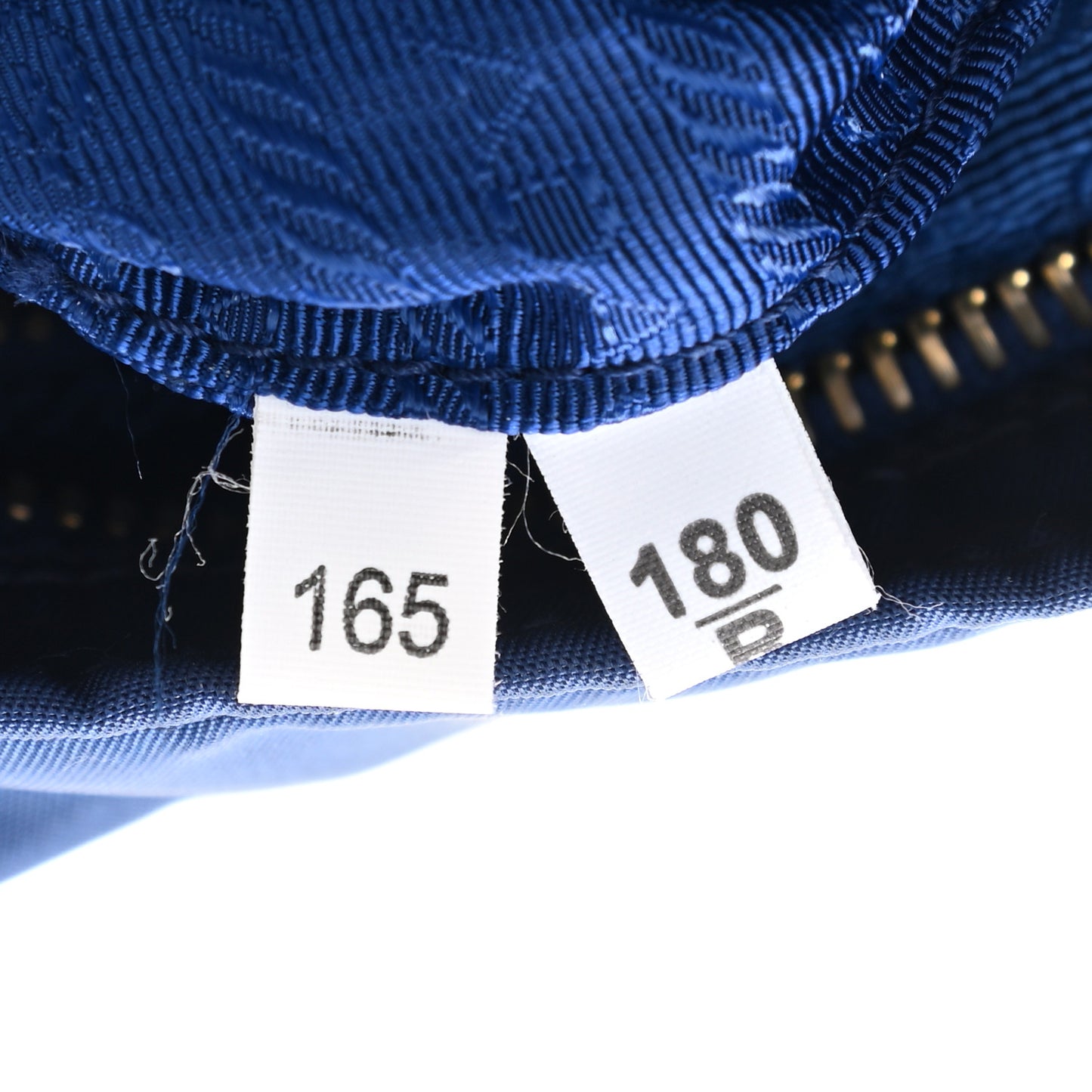 Tessuto Nylon Saffiano Crossbody Bag Blue