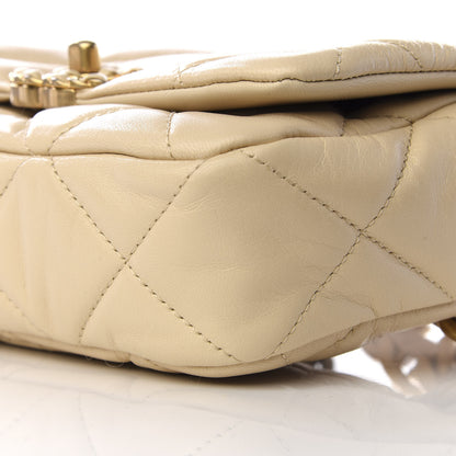 Chanel Lambskin Quilted 19 Waist Bag Light Beige 6 of 9
