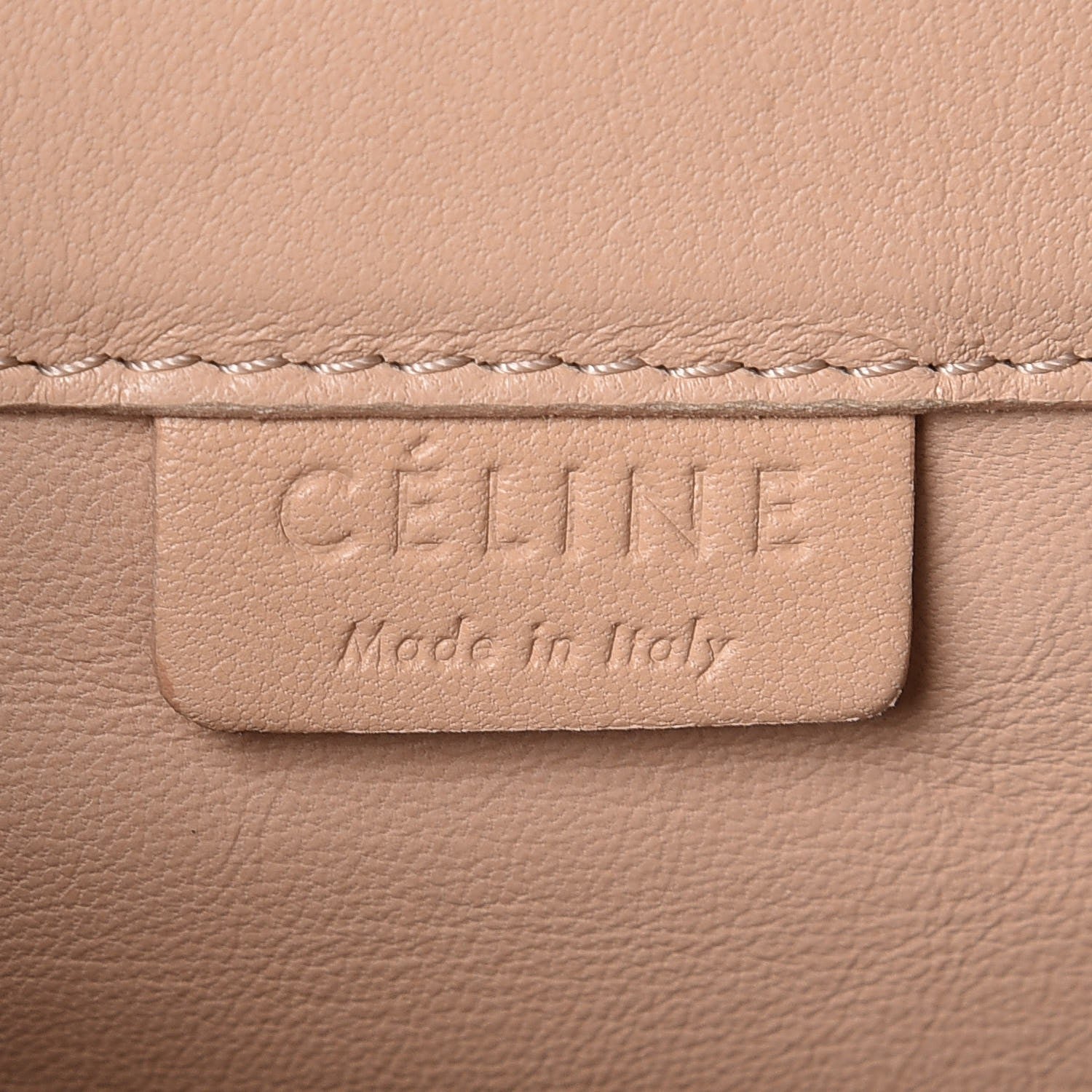 Celine Smooth Lambskin Vertical Side Cabas Blush Black 9 of 19