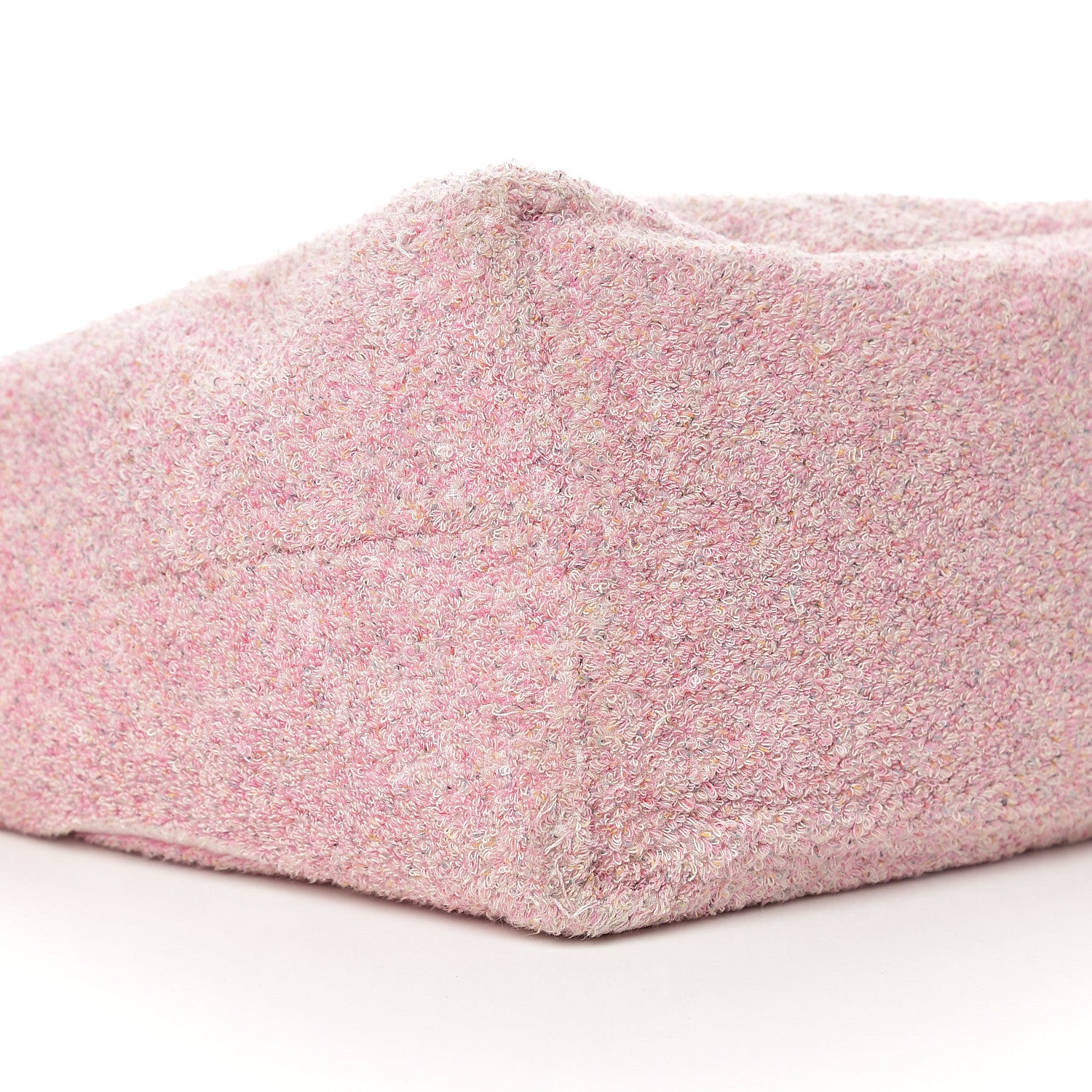 Chanel Terry Cotton CC Tote Pink 6 of 8