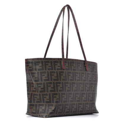 Fendi Zucca Spalmati Small Roll Tote Tobacco Fragola 3 of 16