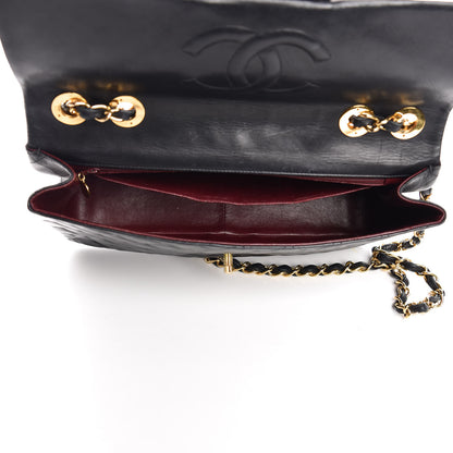 Chanel Lambskin Quilted XL Jumbo Single Flap Black 5 of 17