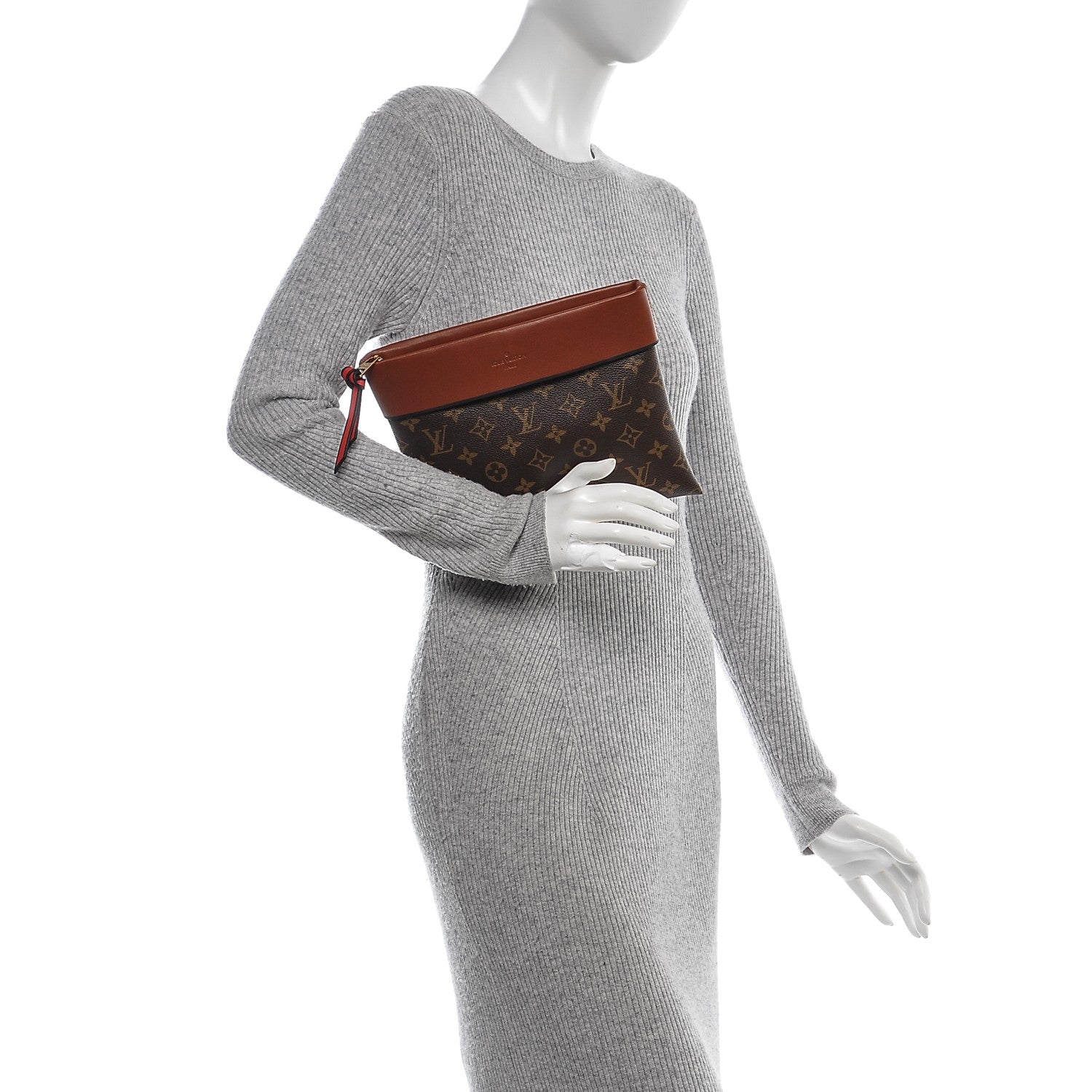 Louis Vuitton Monogram Tuileries Clutch Caramel 2 of 6