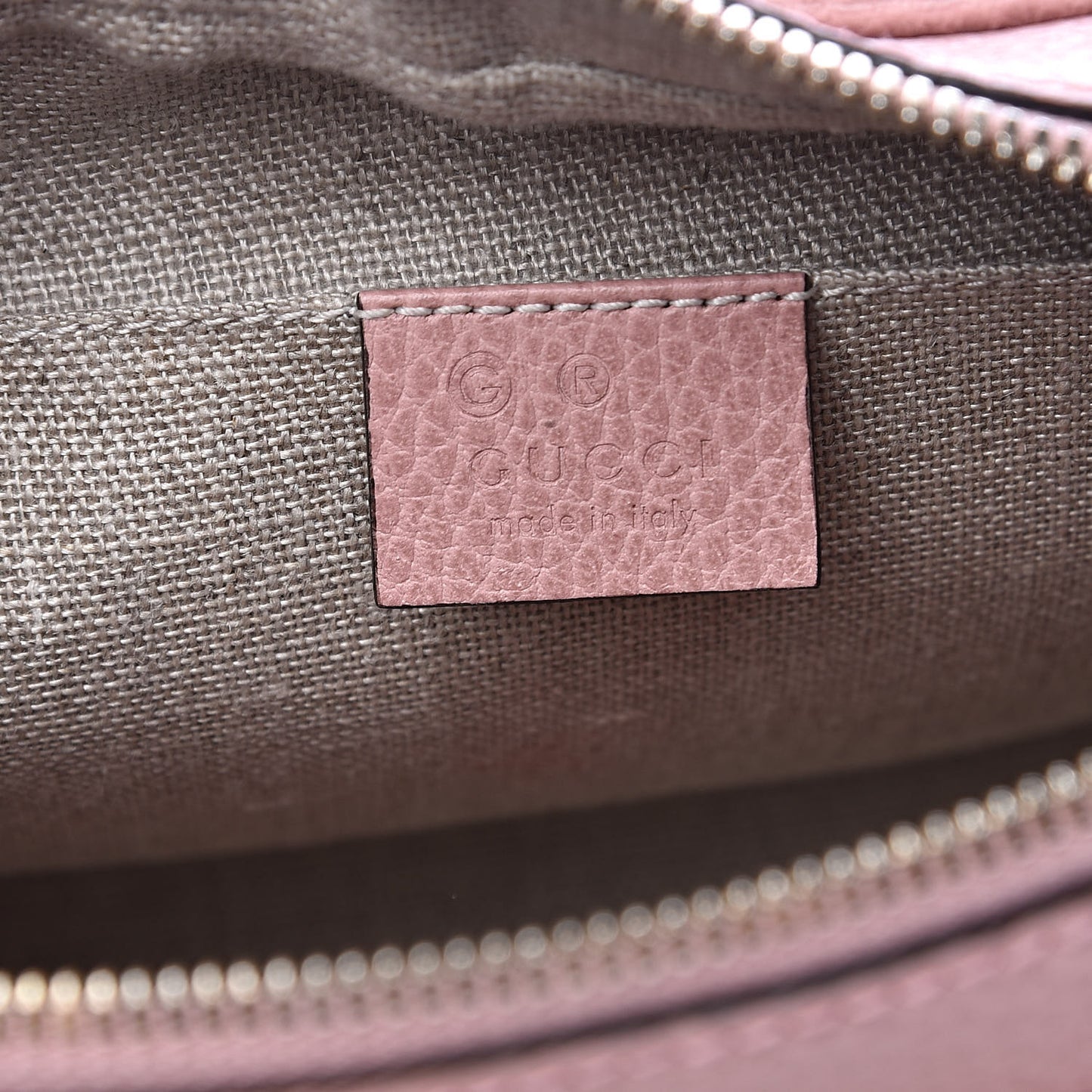 Monogram Mini Bree Messenger Bag Beige Soft Pink