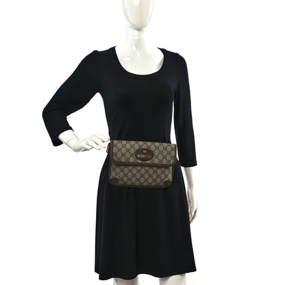 Gucci GG Supreme Monogram Neo Vintage Web Belt Bag Brown 2 of 9